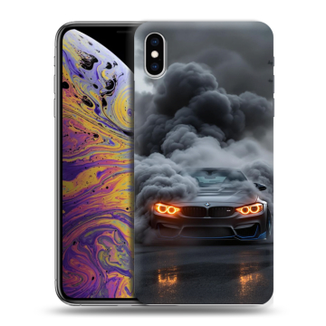 Силиконовый чехол на Iphone Xs Max с принтом BMW БМВ Силиконовый чехол на Iphone Xs Max с принтом BMW БМВ