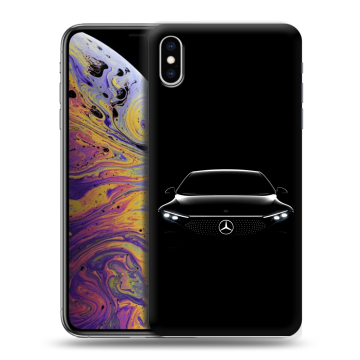 Силиконовый чехол на Iphone Xs Max с принтом Mercedes Мерседес Силиконовый чехол на Iphone Xs Max с принтом Mercedes Мерседес