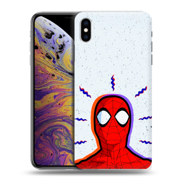 Силиконовый чехол на Iphone Xs Max с принтом Spiderman Человек паук