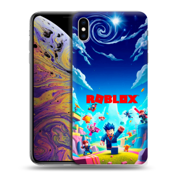 Силиконовый чехол на Iphone Xs Max с принтом Roblox Роблокс Силиконовый чехол на Iphone Xs Max с принтом Roblox Роблокс