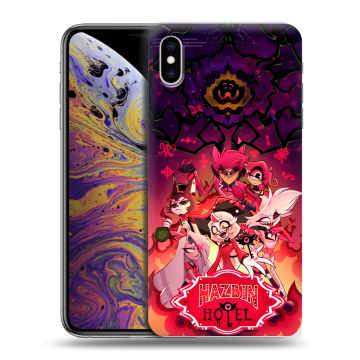 Силиконовый чехол на Iphone Xs Max с принтом Hazbin Hotel Отель Хазбин Силиконовый чехол на Iphone Xs Max с принтом Hazbin Hotel Отель Хазбин