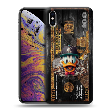 Силиконовый чехол на Iphone Xs Max с принтом Дональд Дак Доллар Силиконовый чехол на Iphone Xs Max с принтом Дональд Дак Доллар
