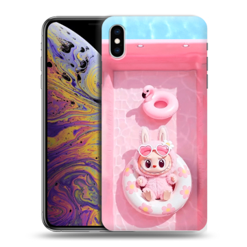 Силиконовый чехол на Iphone Xs Max с принтом Labubu Лабубу Силиконовый чехол на Iphone Xs Max с принтом Labubu Лабубу