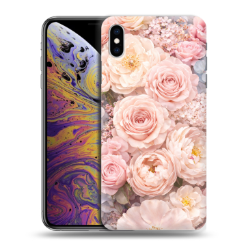 Силиконовый чехол на Iphone Xs Max с принтом женский