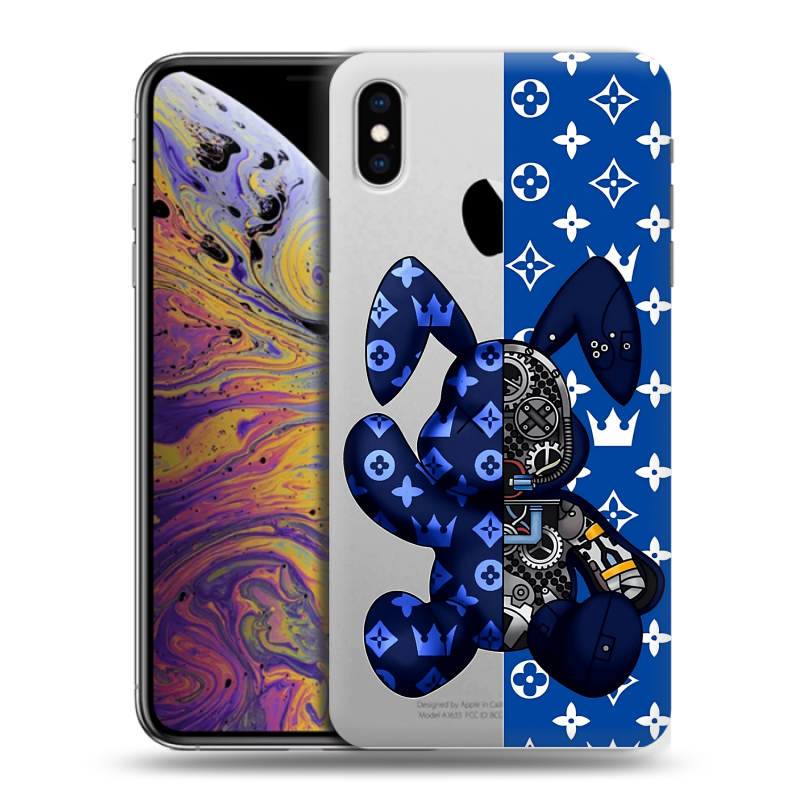 Силиконовый чехол на Iphone Xs Max с принтом Луи робот Силиконовый чехол на Iphone Xs Max с принтом Луи робот