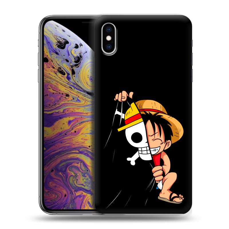 Силиконовый чехол на Iphone Xs Max с принтом One Piece Ван Пис Силиконовый чехол на Iphone Xs Max с принтом One Piece Ван Пис