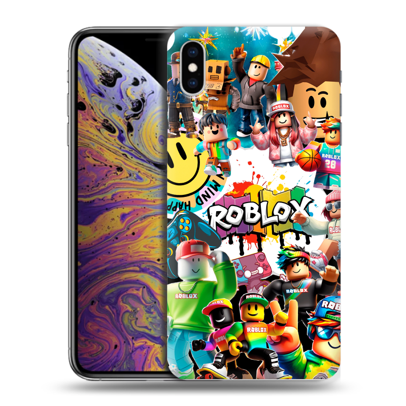 Силиконовый чехол на Iphone Xs Max с принтом Roblox Роблокс Силиконовый чехол на Iphone Xs Max с принтом Roblox Роблокс