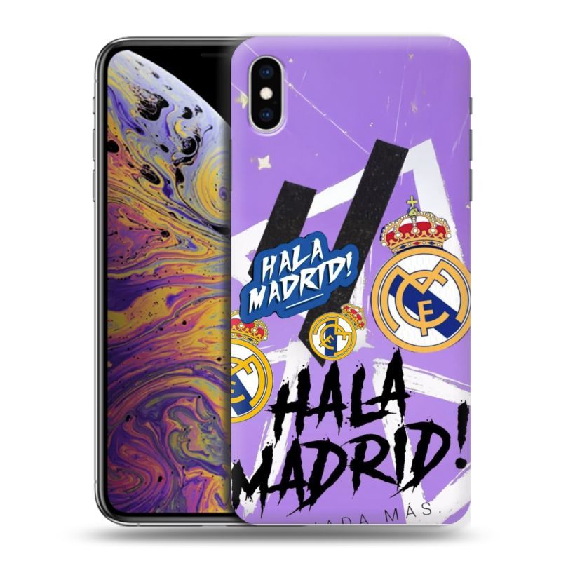 Силиконовый чехол на Iphone Xs Max с принтом Real Madrid Реал Мадрид Силиконовый чехол на Iphone Xs Max с принтом Real Madrid Реал Мадрид