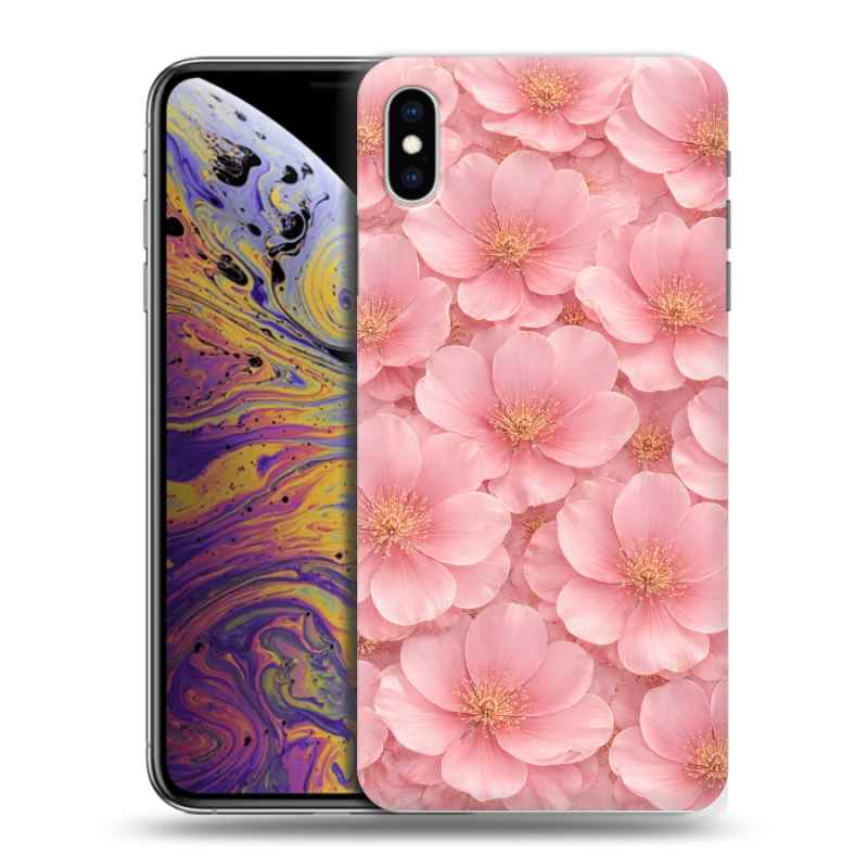 Силиконовый чехол на Iphone Xs Max с принтом женский Силиконовый чехол на Iphone Xs Max с принтом женский