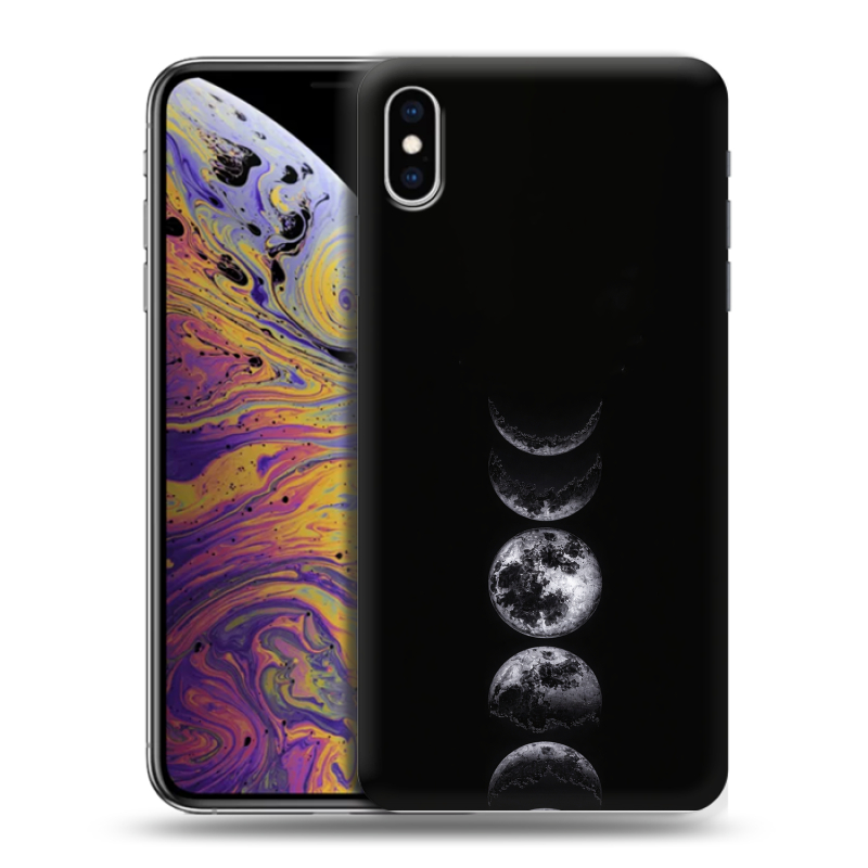 Силиконовый противоударный чехол на Iphone Xs Max с принтом женский Силиконовый противоударный чехол на Iphone Xs Max с принтом женский