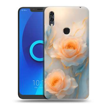 Силиконовый чехол на Alcatel 5V с принтом Женский Силиконовый чехол на Alcatel 5V с принтом Женский