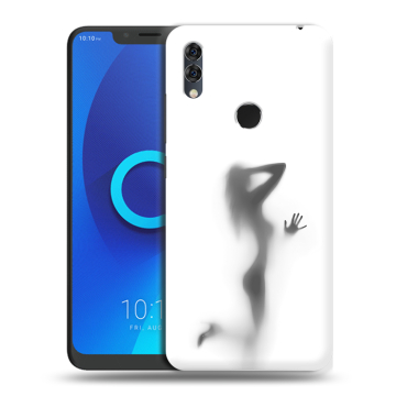 Силиконовый чехол на Alcatel 5V с принтом Силуэт