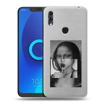Силиконовый чехол на Alcatel 5V с принтом Мона Лиза Силиконовый чехол на Alcatel 5V с принтом Мона Лиза