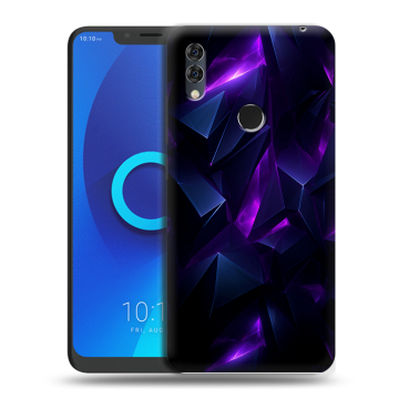 Силиконовый чехол на Alcatel 5V с принтом Абстракиция
