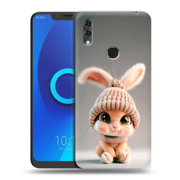 Силиконовый чехол на Alcatel 5V с принтом Кролик