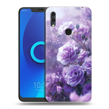 Силиконовый чехол на Alcatel 5V с принтом Розы цветы