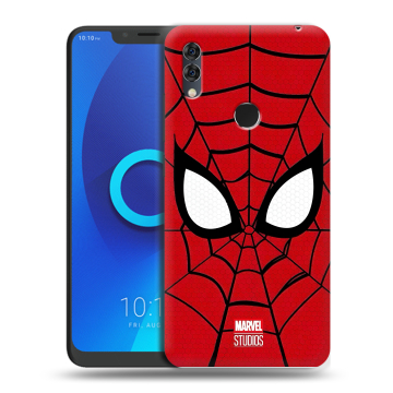 Силиконовый чехол на Alcatel 5V с принтом человек паук spiderman