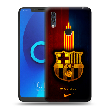 Силиконовый чехол на Alcatel 5V с принтом Барселона Barcelona