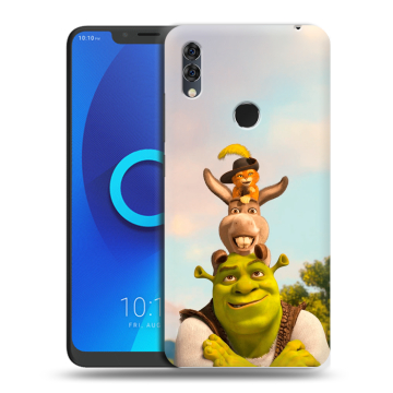 Силиконовый чехол на Alcatel 5V с принтом Шрек Shrek Силиконовый чехол на Alcatel 5V с принтом Шрек Shrek