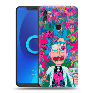 Силиконовый чехол на Alcatel 5V с принтом Рик и Морти Rick Morty Силиконовый чехол на Alcatel 5V с принтом Рик и Морти Rick Morty