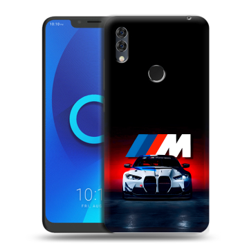 Силиконовый чехол на Alcatel 5V с принтом БМВ BMW