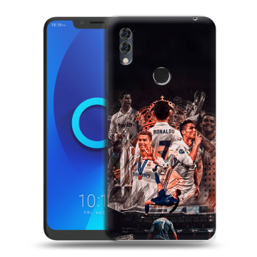 Силиконовый чехол на Alcatel 5V с принтом Реал Роналдо Real Ronaldo