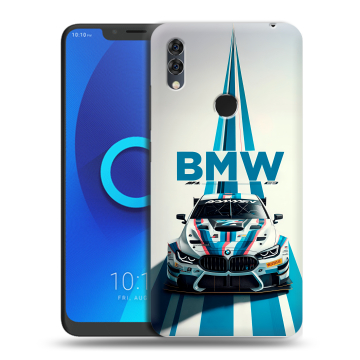 Силиконовый чехол на Alcatel 5V с принтом БМВ BMW Силиконовый чехол на Alcatel 5V с принтом БМВ BMW