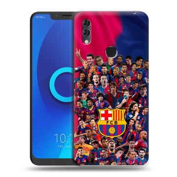 Силиконовый чехол на Alcatel 5V с принтом Барселона Barcelona