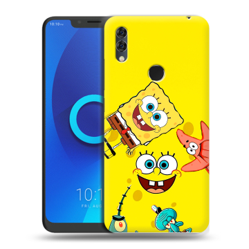 Силиконовый чехол на Alcatel 5V с принтом Спанч боб Спанчбоб Силиконовый чехол на Alcatel 5V с принтом Спанч боб Спанчбоб