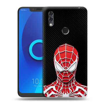 Силиконовый чехол на Alcatel 5V с принтом человек паук spiderman Силиконовый чехол на Alcatel 5V с принтом человек паук spiderman