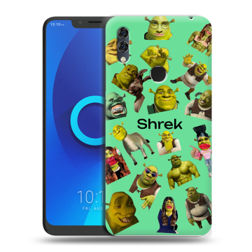 Силиконовый чехол на Alcatel 5V с принтом Шрек Shrek Силиконовый чехол на Alcatel 5V с принтом Шрек Shrek