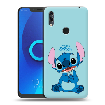 Силиконовый чехол на Alcatel 5V с принтом Лило и Стич