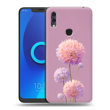 Силиконовый чехол на Alcatel 5V с принтом Цветы Силиконовый чехол на Alcatel 5V с принтом Цветы