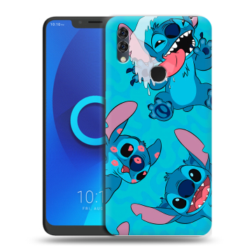 Силиконовый чехол на Alcatel 5V с принтом Лило и Стич