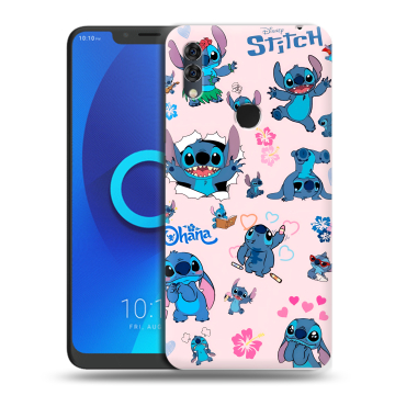 Силиконовый чехол на Alcatel 5V с принтом Лило и Стич