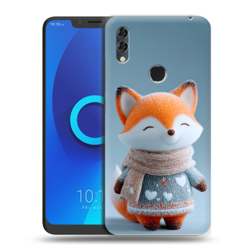 Силиконовый чехол на Alcatel 5V с принтом Лиса Силиконовый чехол на Alcatel 5V с принтом Лиса