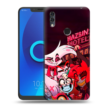 Силиконовый чехол на Alcatel 5V с принтом Hazbin Hotel Отель Хазбин Силиконовый чехол на Alcatel 5V с принтом Hazbin Hotel Отель Хазбин