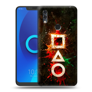 Силиконовый чехол на Alcatel 5V с принтом Squid Game Игра кальмара Силиконовый чехол на Alcatel 5V с принтом Squid Game Игра кальмара