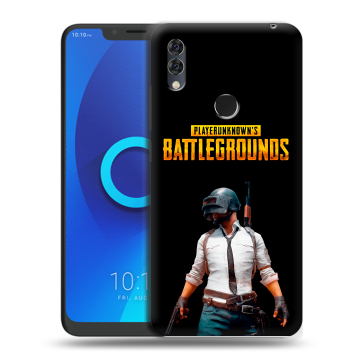 Силиконовый чехол на Alcatel 5V с принтом PUGB ПАГБ
