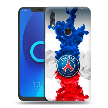 Силиконовый чехол на Alcatel 5V с принтом PSG ПСЖ