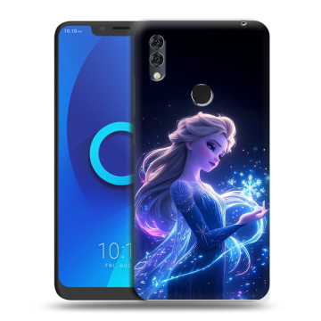 Силиконовый чехол на Alcatel 5V с принтом Холодное сердце Frozen Силиконовый чехол на Alcatel 5V с принтом Холодное сердце Frozen