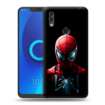 Силиконовый чехол на Alcatel 5V с принтом Spiderman Человек паук