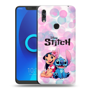 Силиконовый чехол на Alcatel 5V с принтом Лило и Стич