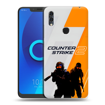 Силиконовый чехол на Alcatel 5V с принтом Counter Strike Силиконовый чехол на Alcatel 5V с принтом Counter Strike