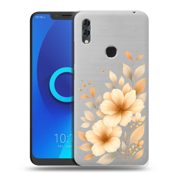 Силиконовый чехол на Alcatel 5V с принтом для девушки