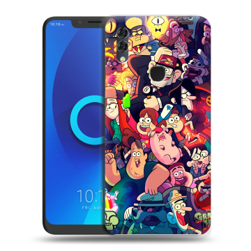 Силиконовый чехол на Alcatel 5V с принтом Gravity Falls Гравити Фолз Силиконовый чехол на Alcatel 5V с принтом Gravity Falls Гравити Фолз