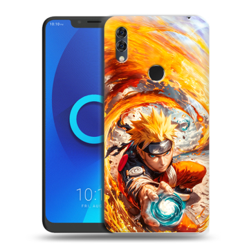 Силиконовый чехол на Alcatel 5V с принтом Аниме Наруто Naruto