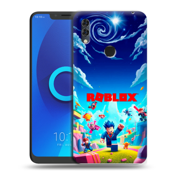 Силиконовый чехол на Alcatel 5V с принтом Roblox Роблокс Силиконовый чехол на Alcatel 5V с принтом Roblox Роблокс