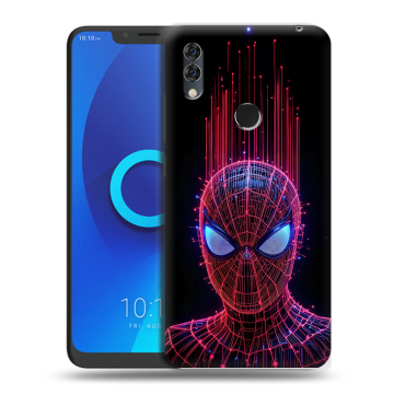 Силиконовый чехол на Alcatel 5V с принтом Spiderman Человек паук Силиконовый чехол на Alcatel 5V с принтом Spiderman Человек паук