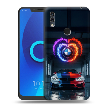 Силиконовый чехол на Alcatel 5V с принтом BMW БМВ Силиконовый чехол на Alcatel 5V с принтом BMW БМВ